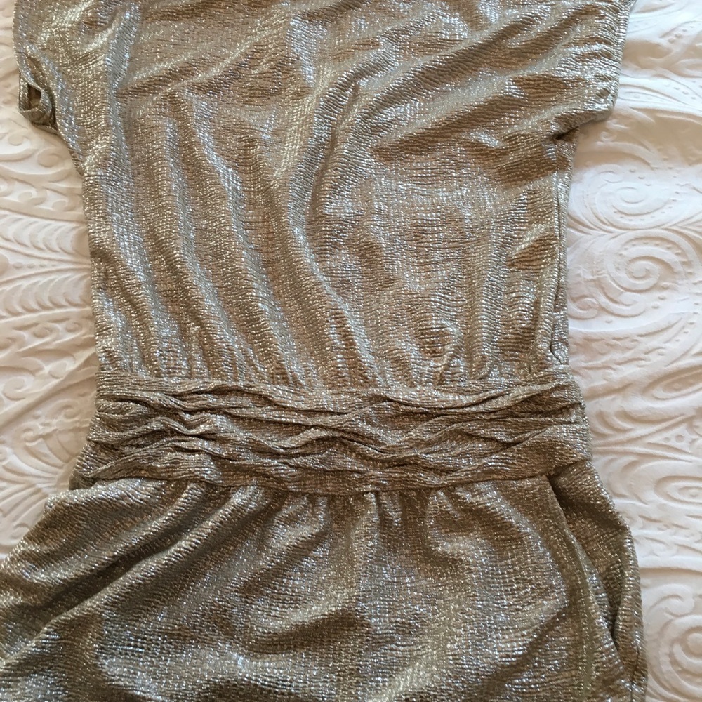 BCBG Metallic Mini Dress